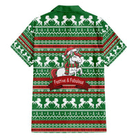 Unicorn Festive Fabulous Christmas Hawaiian Shirt Xmas Holiday Patterns - Wonder Print Shop