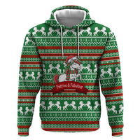 Unicorn Festive Fabulous Christmas Hoodie Xmas Holiday Patterns - Wonder Print Shop