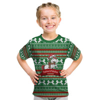 Unicorn Festive Fabulous Christmas Kid T Shirt Xmas Holiday Patterns - Wonder Print Shop