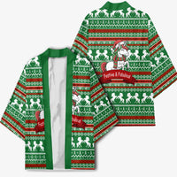 Unicorn Festive Fabulous Christmas Kimono Xmas Holiday Patterns - Wonder Print Shop