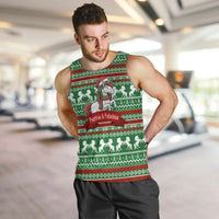 Unicorn Festive Fabulous Christmas Men Tank Top Xmas Holiday Patterns - Wonder Print Shop