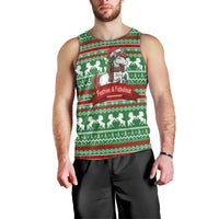 Unicorn Festive Fabulous Christmas Men Tank Top Xmas Holiday Patterns - Wonder Print Shop