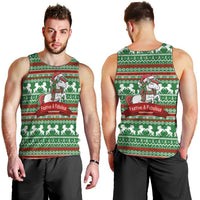 Unicorn Festive Fabulous Christmas Men Tank Top Xmas Holiday Patterns - Wonder Print Shop