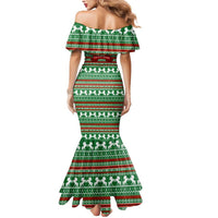 Unicorn Festive Fabulous Christmas Mermaid Dress Xmas Holiday Patterns - Wonder Print Shop