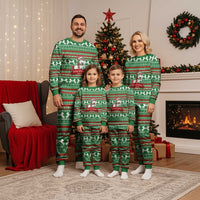 Unicorn Festive Fabulous Christmas Pajama Set Xmas Holiday Patterns - Wonder Print Shop