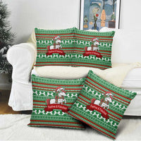 Unicorn Festive Fabulous Christmas Pillow Cover Xmas Holiday Patterns - Wonder Print Shop