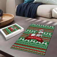Unicorn Festive Fabulous Christmas Puzzle Xmas Holiday Patterns - Wonder Print Shop