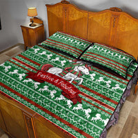 Unicorn Festive Fabulous Christmas Quilt Bed Set Xmas Holiday Patterns - Wonder Print Shop