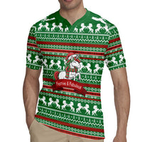 Unicorn Festive Fabulous Christmas Rugby Jersey Xmas Holiday Patterns - Wonder Print Shop