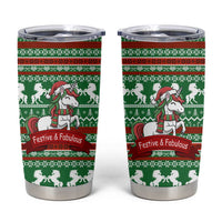 Unicorn Festive Fabulous Christmas Tumbler Cup Xmas Holiday Patterns - Wonder Print Shop