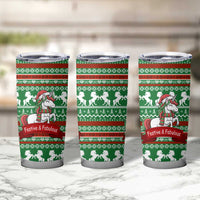 Unicorn Festive Fabulous Christmas Tumbler Cup Xmas Holiday Patterns - Wonder Print Shop