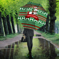 Unicorn Festive Fabulous Christmas Umbrella Xmas Holiday Patterns - Wonder Print Shop