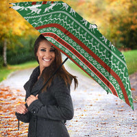 Unicorn Festive Fabulous Christmas Umbrella Xmas Holiday Patterns - Wonder Print Shop