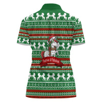 Unicorn Festive Fabulous Christmas Women Polo Shirt Xmas Holiday Patterns - Wonder Print Shop