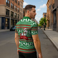 Unicorn Festive Fabulous Christmas Zipper Polo Shirt Xmas Holiday Patterns - Wonder Print Shop