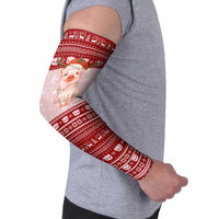 Lovely Pig Merry Christmas Arm Sleeves Xmas Holiday Patterns - Wonder Print Shop