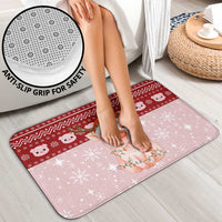 Lovely Pig Merry Christmas Bathroom Set Xmas Holiday Patterns - Wonder Print Shop