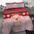 Lovely Pig Merry Christmas Bedding Set Xmas Holiday Patterns - Wonder Print Shop