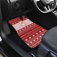 Lovely Pig Merry Christmas Car Mats Xmas Holiday Patterns - Wonder Print Shop