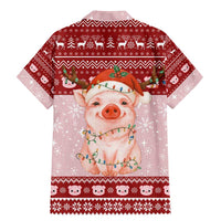 Lovely Pig Merry Christmas Family Matching Mermaid Dress and Hawaiian Shirt Xmas Holiday Patterns - Wonder Print Shop