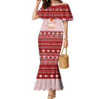 Lovely Pig Merry Christmas Family Matching Mermaid Dress and Hawaiian Shirt Xmas Holiday Patterns - Wonder Print Shop