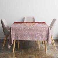 Lovely Pig Merry Christmas Tablecloth Xmas Holiday Patterns - Wonder Print Shop