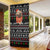 Lovely Pug Dog Christmas Door Cover Xmas Holiday Patterns - Wonder Print Shop