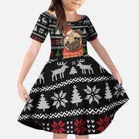 Lovely Pug Dog Christmas Family Matching Puletasi and Hawaiian Shirt Xmas Holiday Patterns - Wonder Print Shop