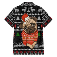 Lovely Pug Dog Christmas Hawaiian Shirt Xmas Holiday Patterns - Wonder Print Shop