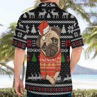 Lovely Pug Dog Christmas Hawaiian Shirt Xmas Holiday Patterns - Wonder Print Shop