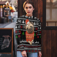 Lovely Pug Dog Christmas Ugly Christmas Sweater Xmas Holiday Patterns - Wonder Print Shop