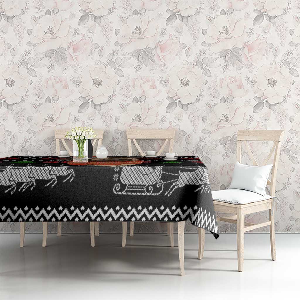 Lovely Pug Dog Christmas Tablecloth Xmas Holiday Patterns - Wonder Print Shop