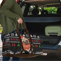Lovely Pug Dog Christmas Travel Bag Xmas Holiday Patterns - Wonder Print Shop