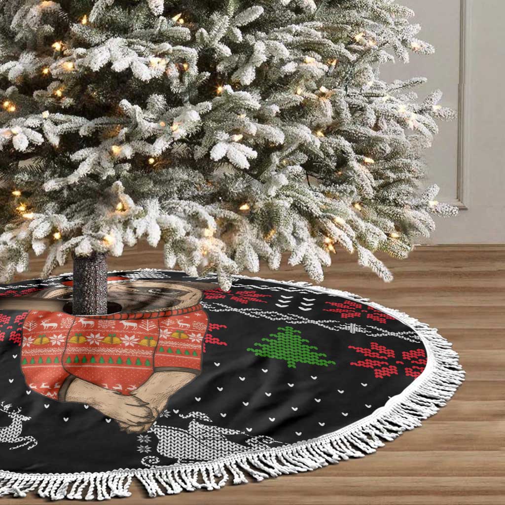 Lovely Pug Dog Christmas Tree Skirt Xmas Holiday Patterns - Wonder Print Shop