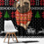 Lovely Pug Dog Christmas Window Curtain Xmas Holiday Patterns - Wonder Print Shop
