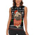 Lovely Pug Dog Christmas Women Sleeveless Polo Shirt Xmas Holiday Patterns - Wonder Print Shop