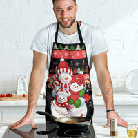 Lovely Snowman Christmas Apron Xmas Holiday Patterns - Wonder Print Shop