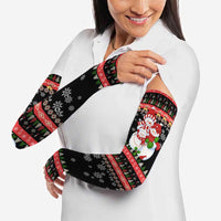 Lovely Snowman Christmas Arm Sleeves Xmas Holiday Patterns - Wonder Print Shop