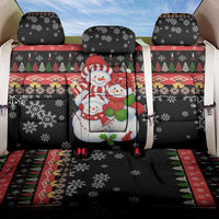 Lovely Snowman Christmas Back Car Seat Cover Xmas Holiday Patterns - Wonder Print Shop