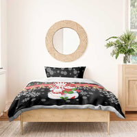 Lovely Snowman Christmas Bedding Set Xmas Holiday Patterns - Wonder Print Shop