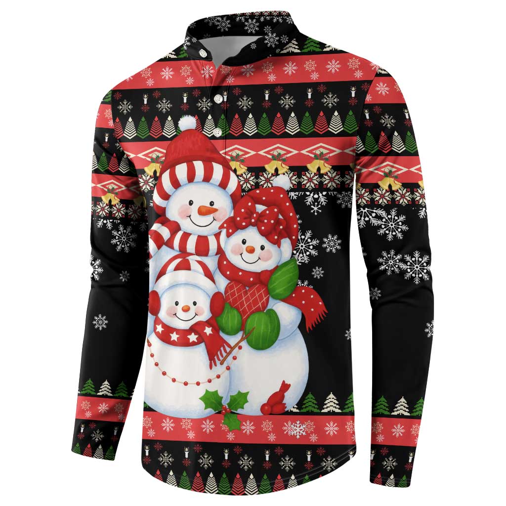 Lovely Snowman Christmas Button Sweatshirt Xmas Holiday Patterns - Wonder Print Shop