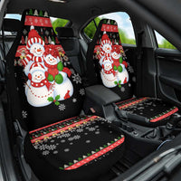 Lovely Snowman Christmas Car Seat Cover Xmas Holiday Patterns - Wonder Print Shop