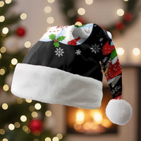 Lovely Snowman Christmas Santa Hat Xmas Holiday Patterns - Wonder Print Shop
