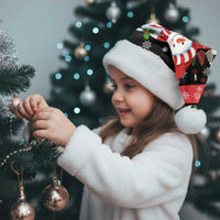 Lovely Snowman Christmas Santa Hat Xmas Holiday Patterns - Wonder Print Shop