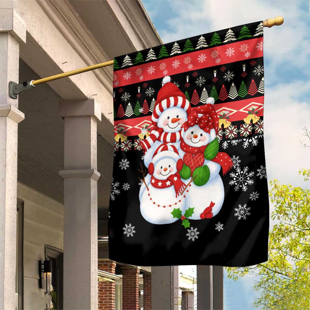 Lovely Snowman Christmas Garden Flag Xmas Holiday Patterns - Wonder Print Shop