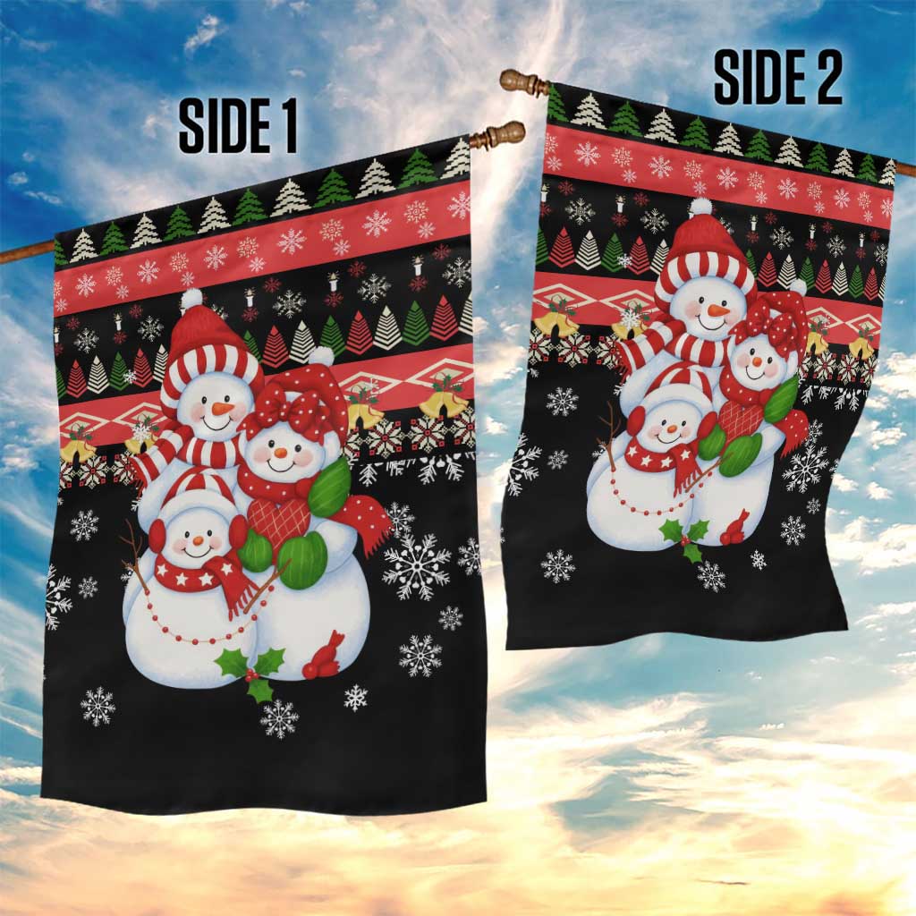 Lovely Snowman Christmas Garden Flag Xmas Holiday Patterns - Wonder Print Shop