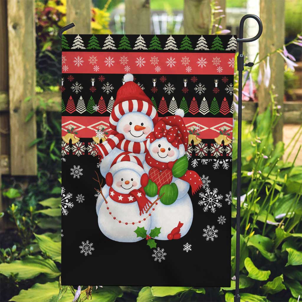 Lovely Snowman Christmas Garden Flag Xmas Holiday Patterns - Wonder Print Shop