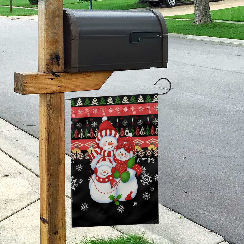 Lovely Snowman Christmas Garden Flag Xmas Holiday Patterns - Wonder Print Shop