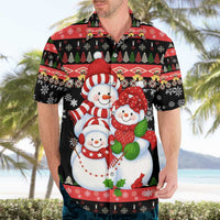 Lovely Snowman Christmas Hawaiian Shirt Xmas Holiday Patterns - Wonder Print Shop