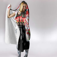 Lovely Snowman Christmas Hooded Blanket Xmas Holiday Patterns - Wonder Print Shop